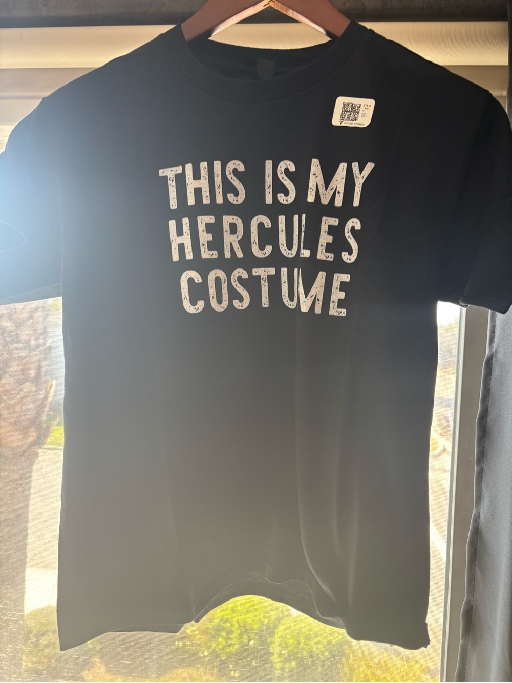 Gildan Black Crewneck HERCULES Tee with Softstyle Tag
